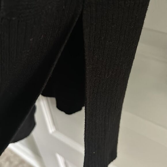 Free People classic black knit sweater‎ tunic size small - Picture 7 of 8